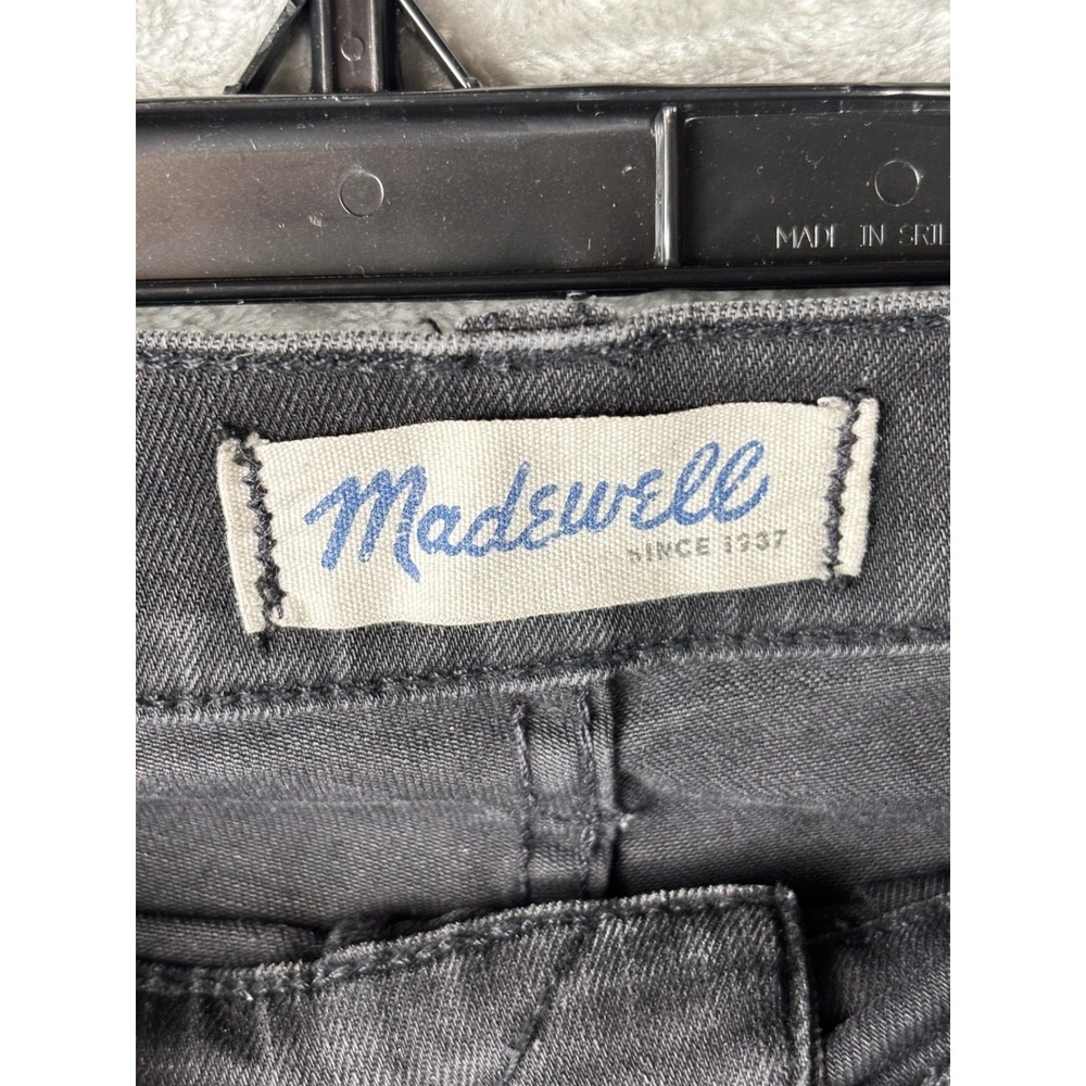 Madewell Black Skinny Skinny Jeans Womens 28 Y2K Zip Pocket Stretch Denim Pants‎ - Picture 3 of 6